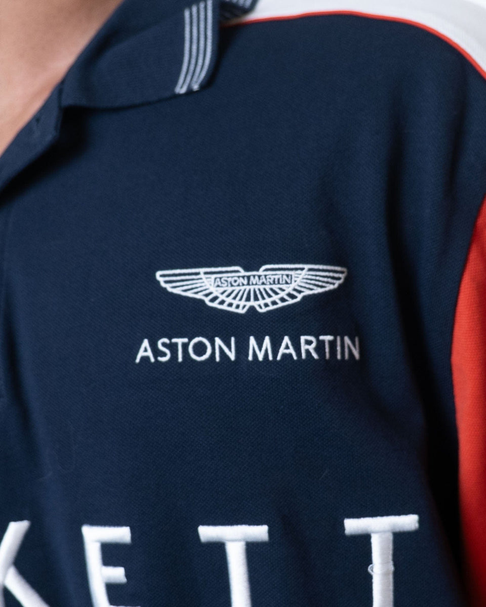 Hackett Aston Martin Navy Blue Polo (2XL)