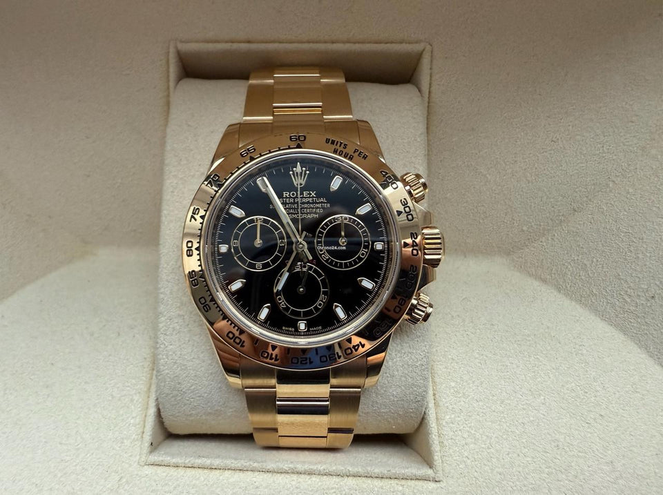 Rolex | Daytona | 116508 | Yellow gold | 40 mm | Yellow gold | Black | Automatic