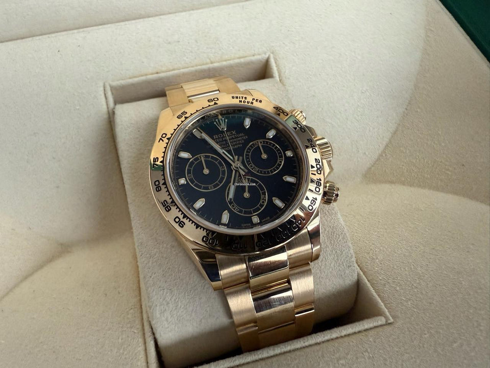 Rolex | Daytona | 116508 | Yellow gold | 40 mm | Yellow gold | Black | Automatic
