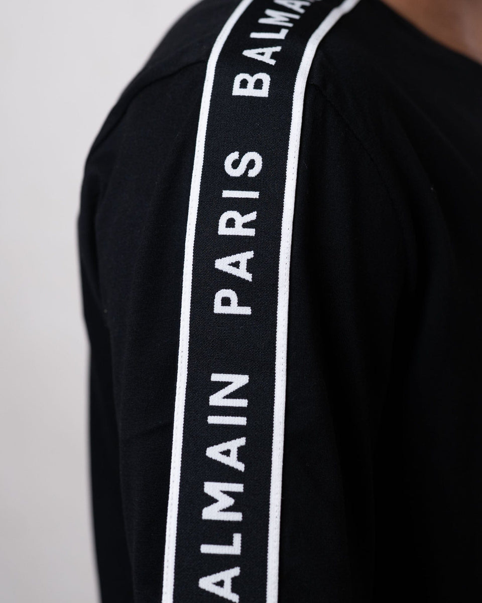 Balmain Paris Basic Black T-Shirt (M)