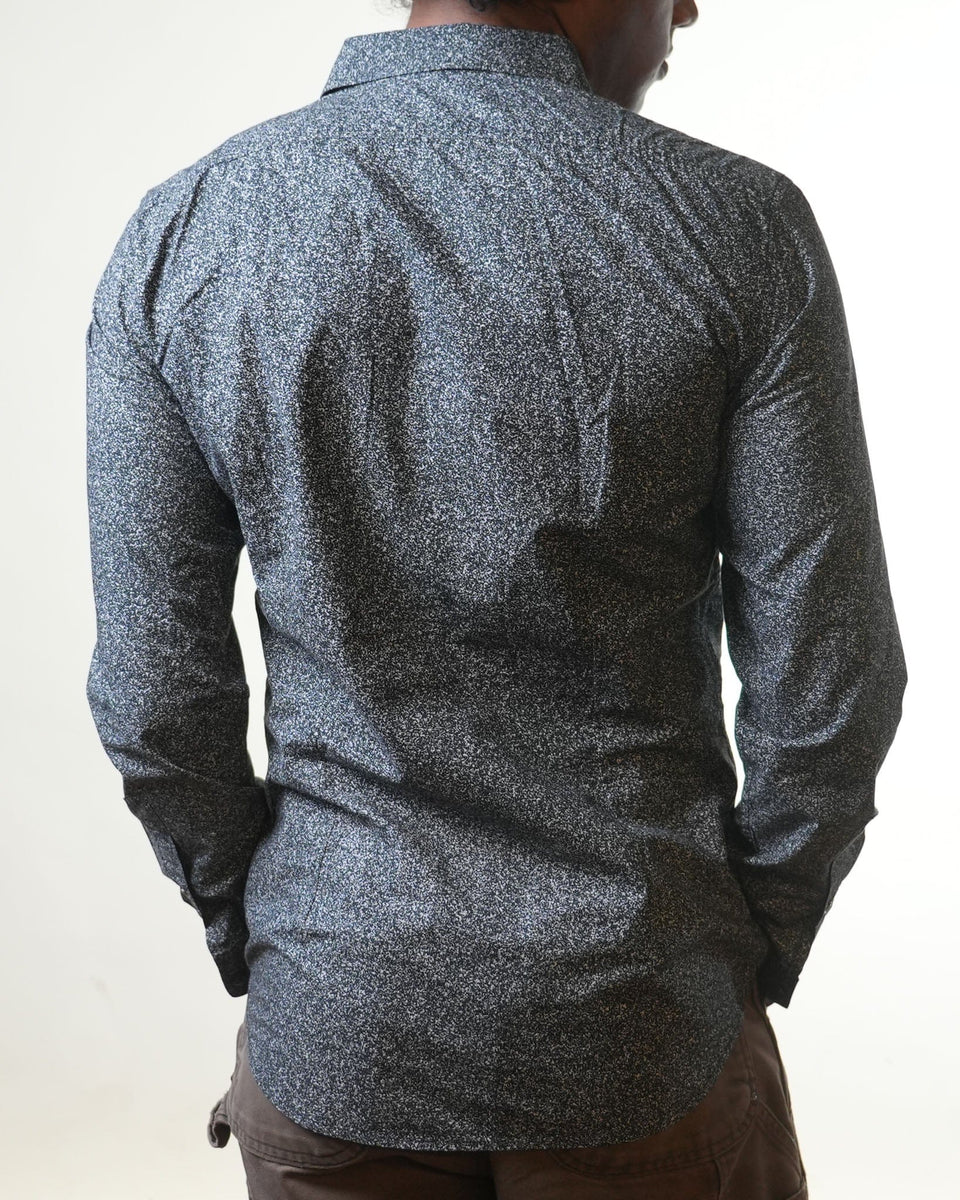 Diesel Black White Splattered Shirt (S)