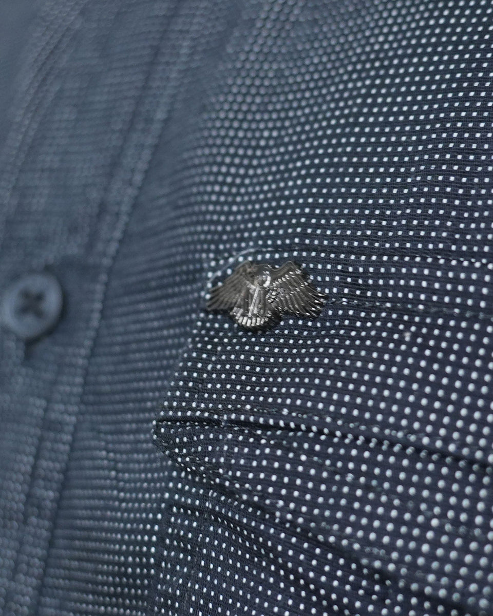 Armani Exchange Black Dotted Shirt (M)