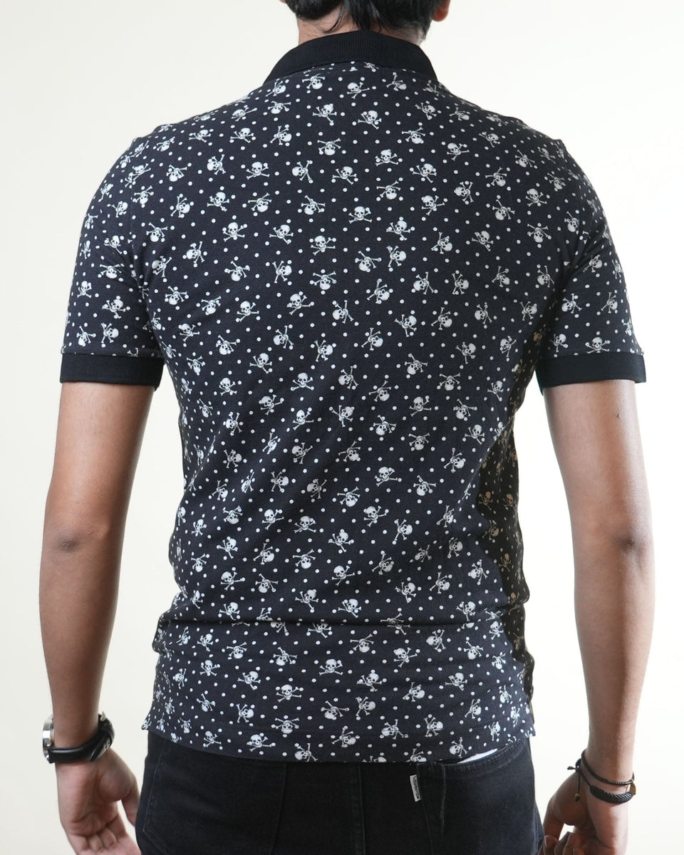 Dolce & Gabbana Skull Printed Black T-Shirt (S)
