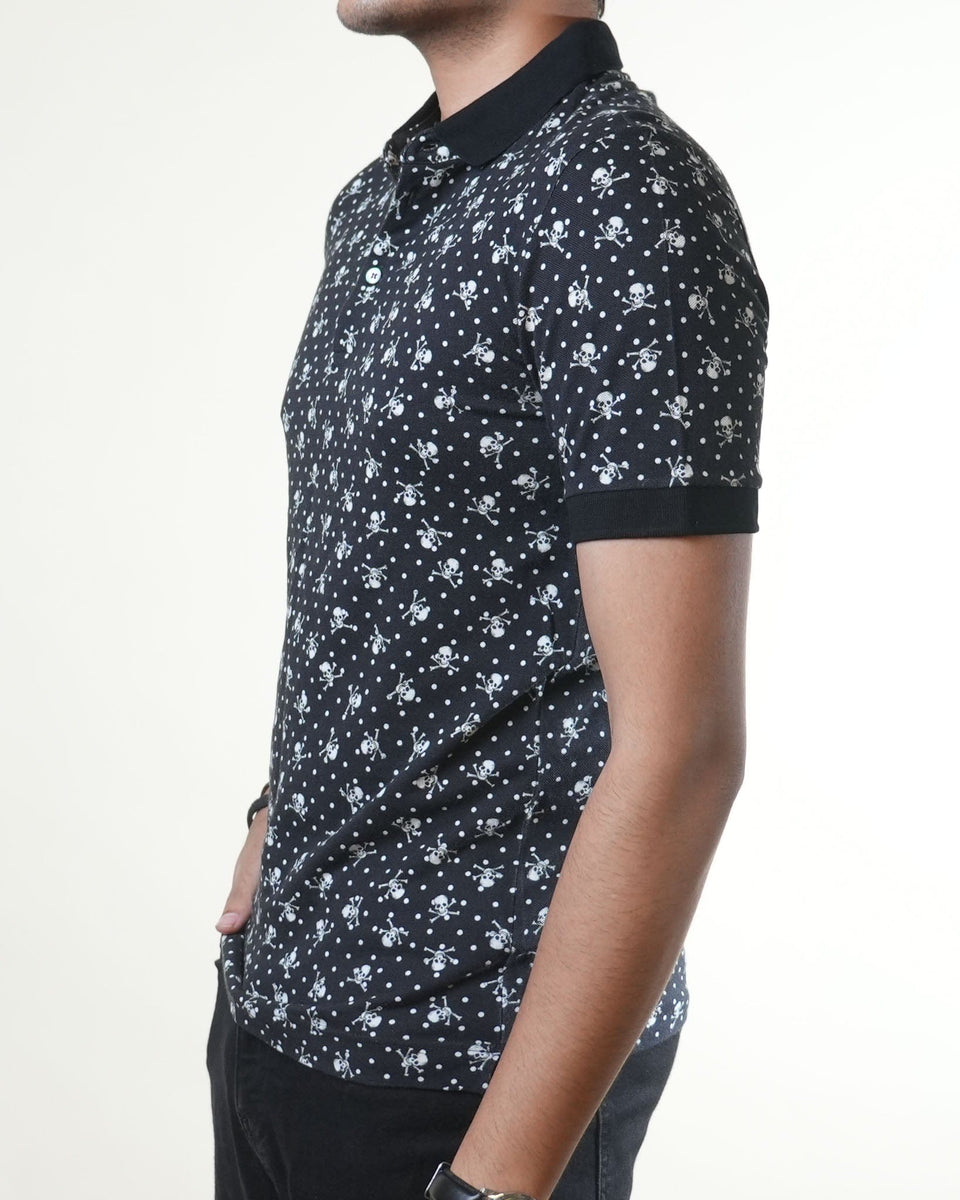 Dolce & Gabbana Skull Printed Black T-Shirt (S)