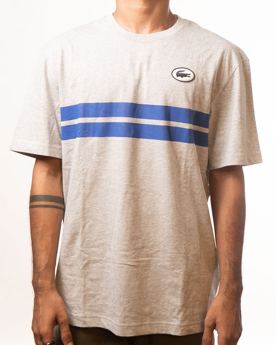 Lacoste Grey Crewneck T-Shirt (M)