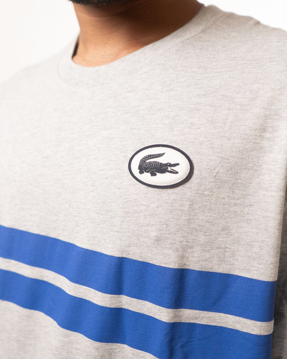 Lacoste Grey Crewneck T-Shirt (M)