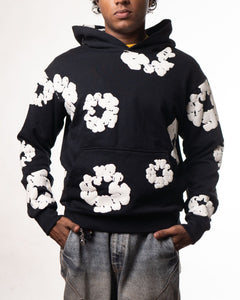 Denim Tears Black&White Floral Hoodie (S)