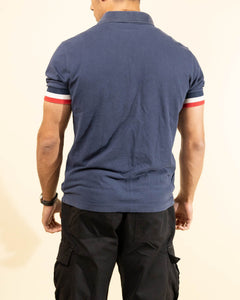 Moncler Logo-Patch Polo T-Shirt (XL)