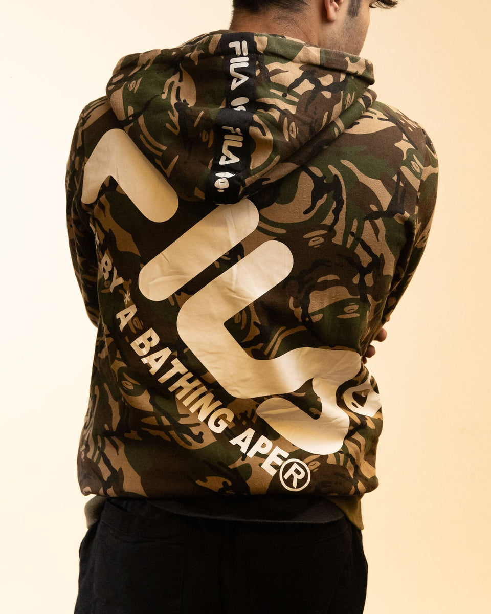 Aape By A Bathing Ape x Fila Spring Summer 2018 Hoodie (M)