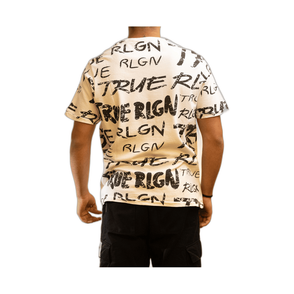 True Religion Printed white T-Shirt (S)