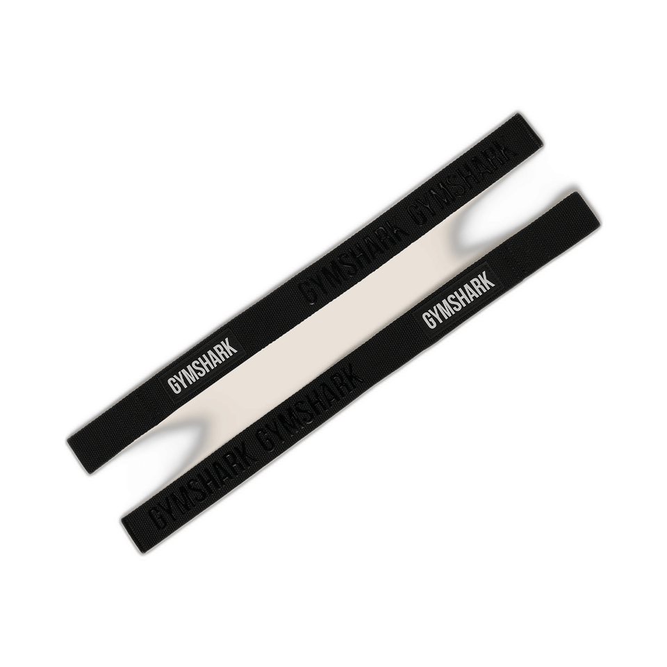 Gymshark Silicone Lifting Straps - Black
