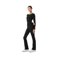 Alo Women's Alosoft Melody Full Length Bootcut Onesie - Black