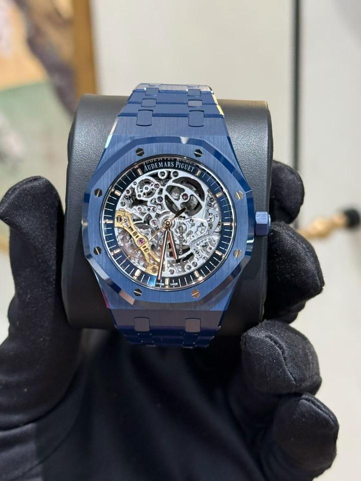 Audemars Piguet Double Balance Wheel Openworked Bleu Nuit Nuage