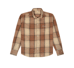 CERISE RHINESTONE FLANNEL