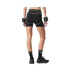 Alo Women's 4” Airbrush High-Waist Heart Throb Shorts - Black/White