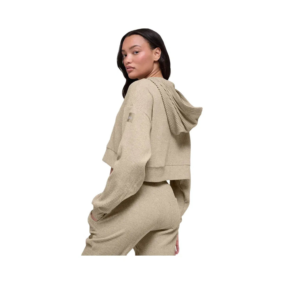 Alo Women's Muse Hoodie - Gravel Heather
