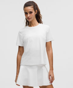 Lululemon Women's Women's Ventilated Shorts-Sleeve Tennis Shirt