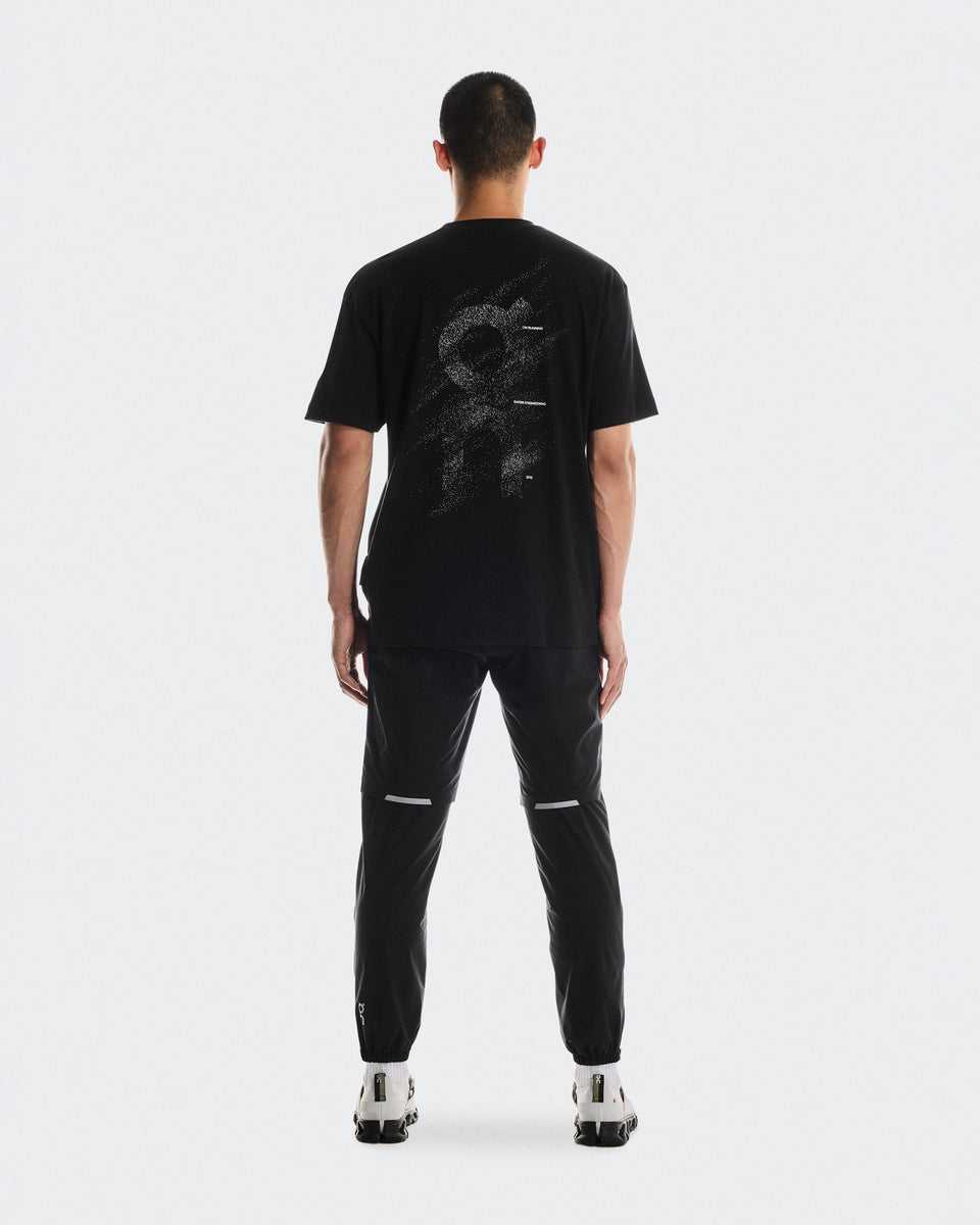 On Club T Graphic Black Olive