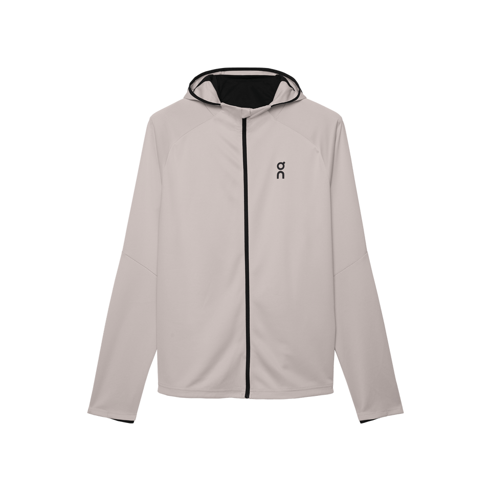 On Climate Zip Hoodie Silver