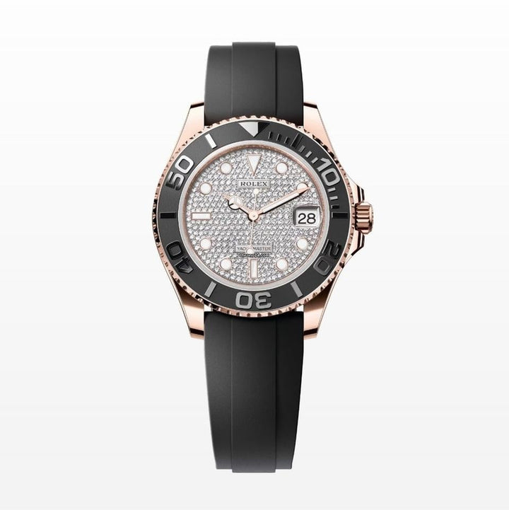 Rolex | Yacht-Master | 268655 | Rose gold | 37 mm | Rubber | Silver | Automatic