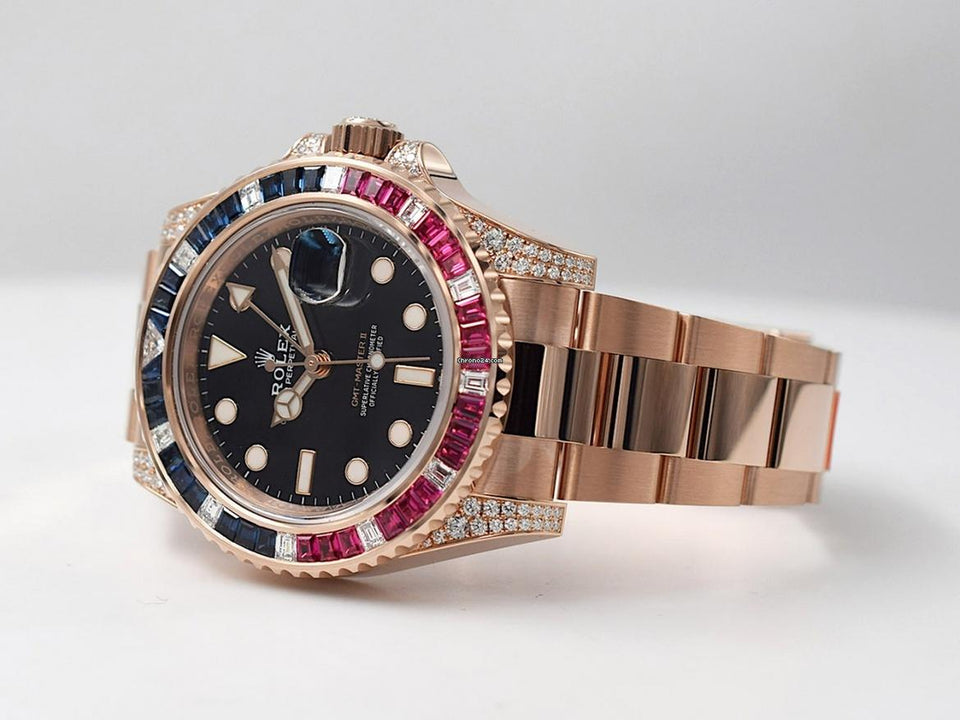Rolex | GMT-Master II | 126755SARU | Rose gold | Rose gold | Black | Automatic