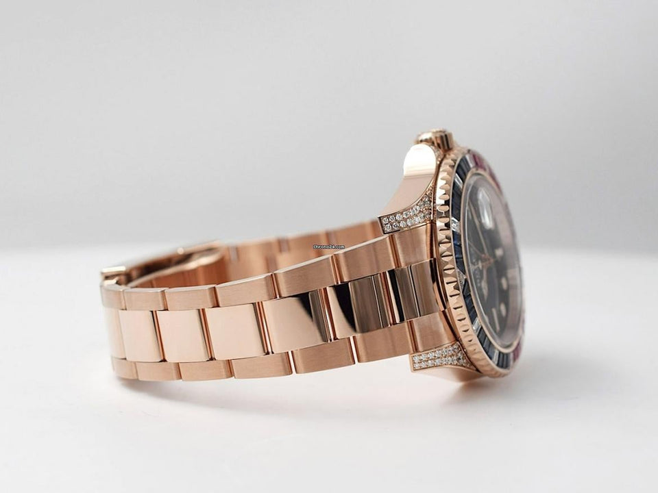 Rolex | GMT-Master II | 126755SARU | Rose gold | Rose gold | Black | Automatic