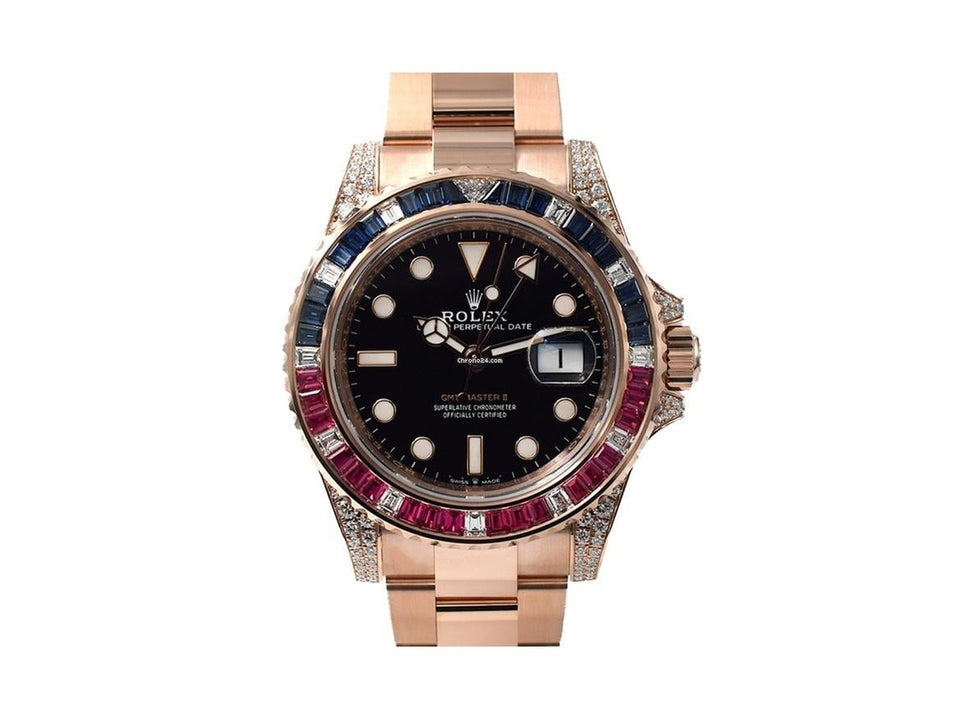 Rolex | GMT-Master II | 126755SARU | Rose gold | Rose gold | Black | Automatic