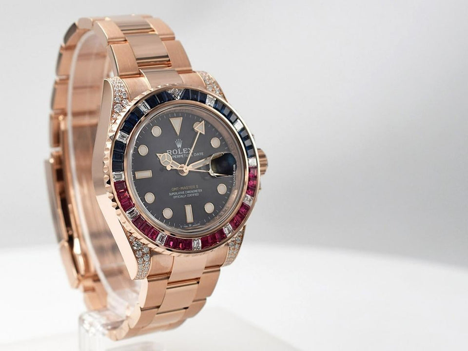 Rolex | GMT-Master II | 126755SARU | Rose gold | Rose gold | Black | Automatic