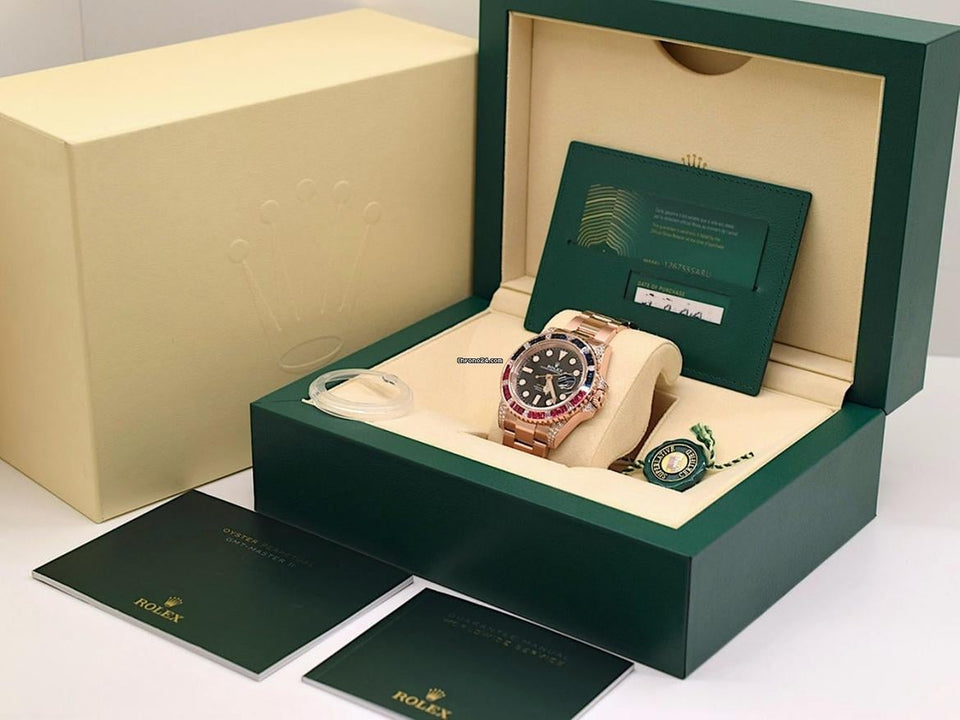 Rolex | GMT-Master II | 126755SARU | Rose gold | Rose gold | Black | Automatic