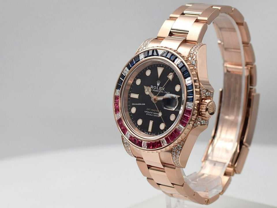 Rolex | GMT-Master II | 126755SARU | Rose gold | Rose gold | Black | Automatic