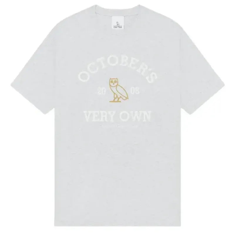 Ovo Collegiate T-Shirt Ash Heather Grey