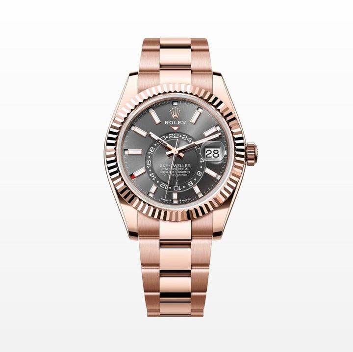 Rolex | Sky-Dweller | 336935 | Rose gold | 42 mm | Rose gold | Grey | Automatic
