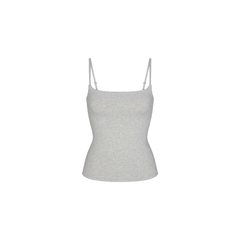 Skims Cotton Jersey Cami Light Heather Grey