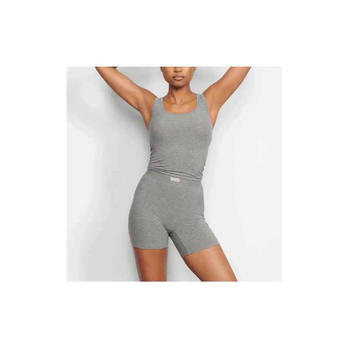 Skims Soft Lounge Tank Heather Grey