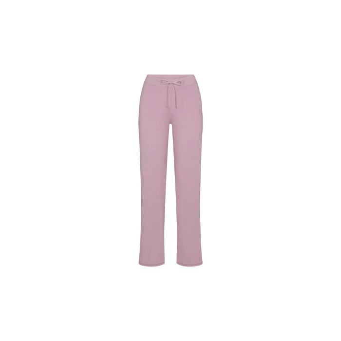 Skims Cotton Jersey Straight Leg Pant Dusk