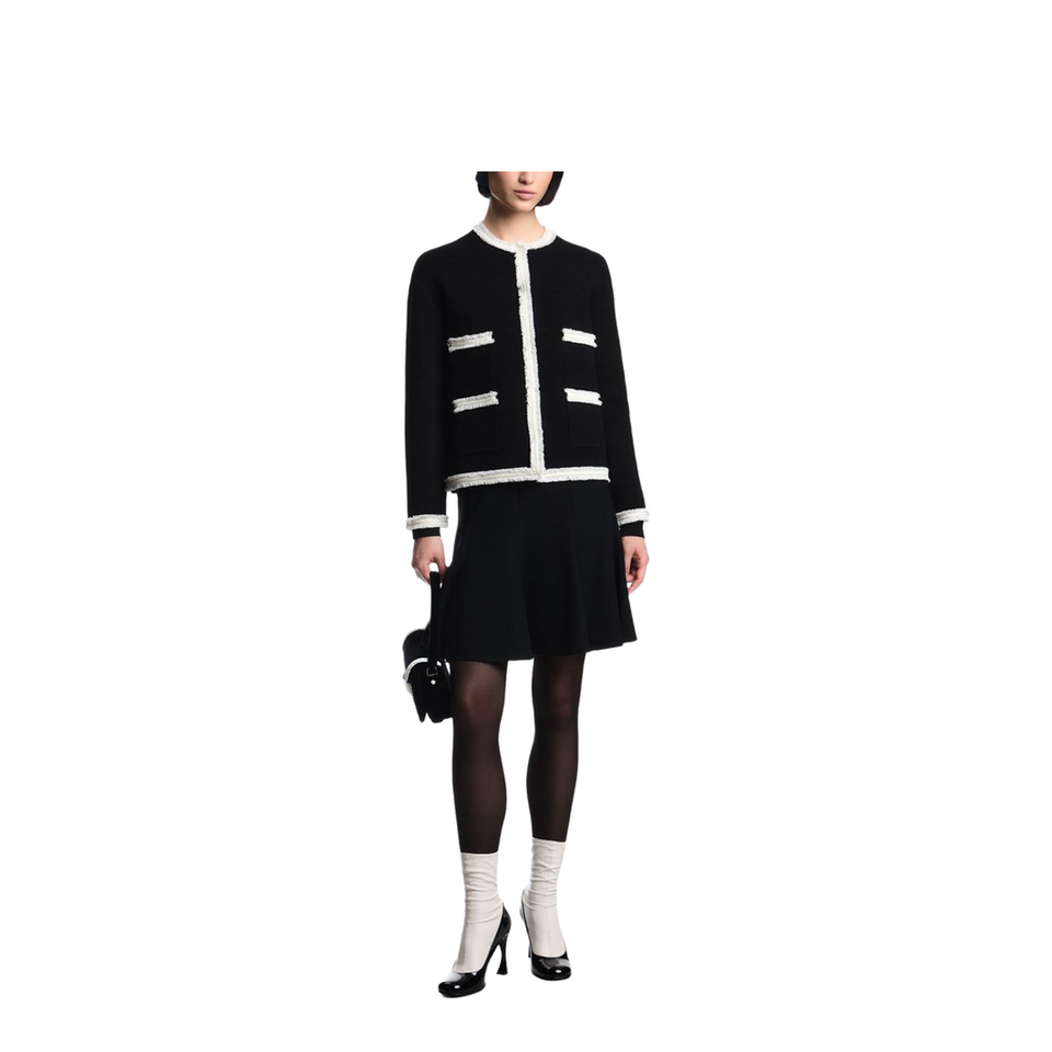 Crewneck Blazer Jacket