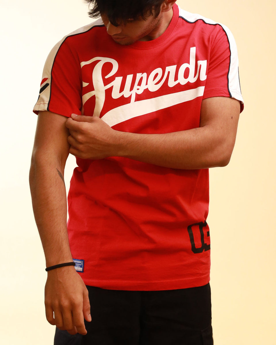 Superdry Strikeout Loose Fit Crew-Neck T-Shirt (M)