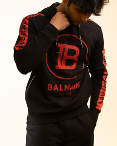 Balmain Paris Black Hoodie (S)