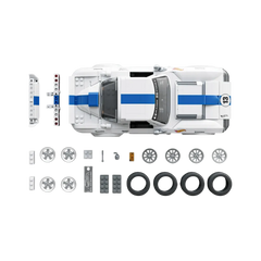Mattel Brick Shop Hot Wheels Corvette Grand Sport Building Set