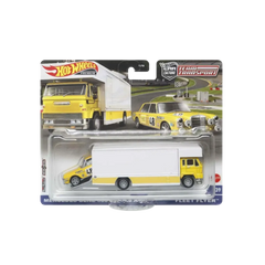 Hot Wheels Car Culture Team Transport Mercedes CLK-GTR with Aero Lift