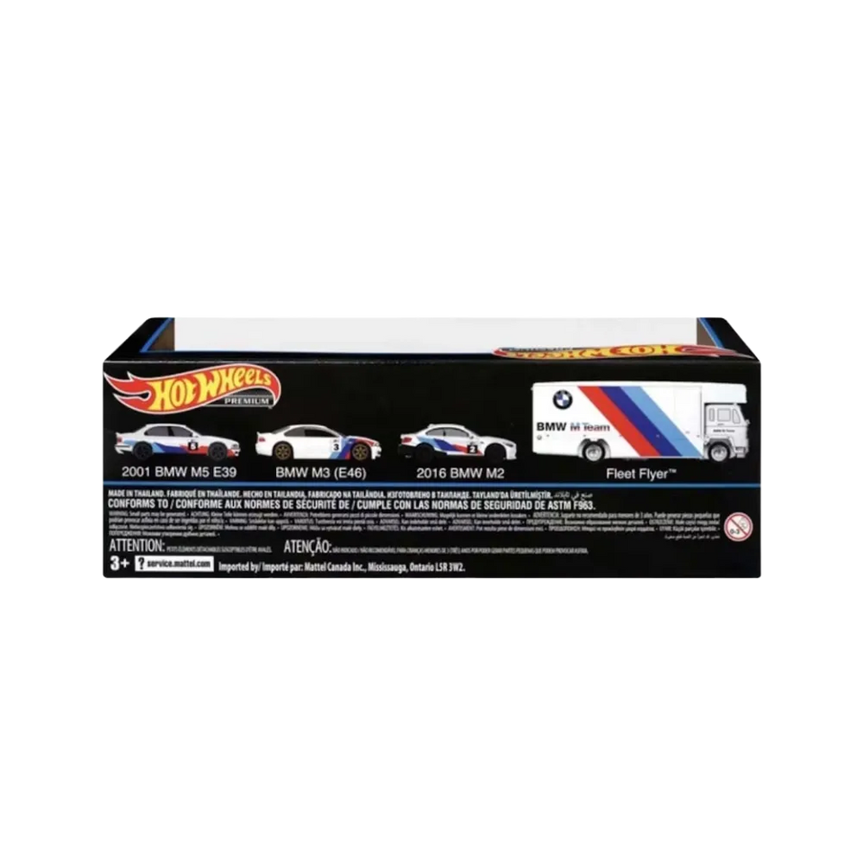 Hot Wheels Premium BMW Display Diecast Collection 4-Pack 1:64