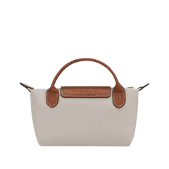 Longchamp Le Pliage Original Pouch with handle Pebble - Recycled canvas