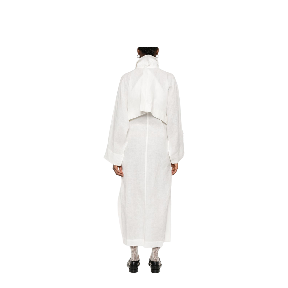 Double-Breasted Button Fastening Coat