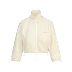 Outdoor Fleece Cropped 3/4 Sleeve Jacket