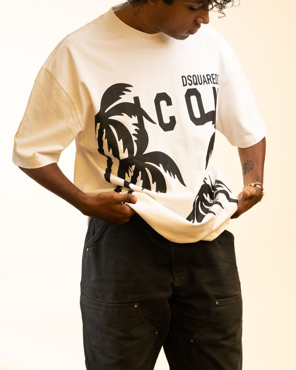 Dsquared2 White Palm T-shirt (XL)