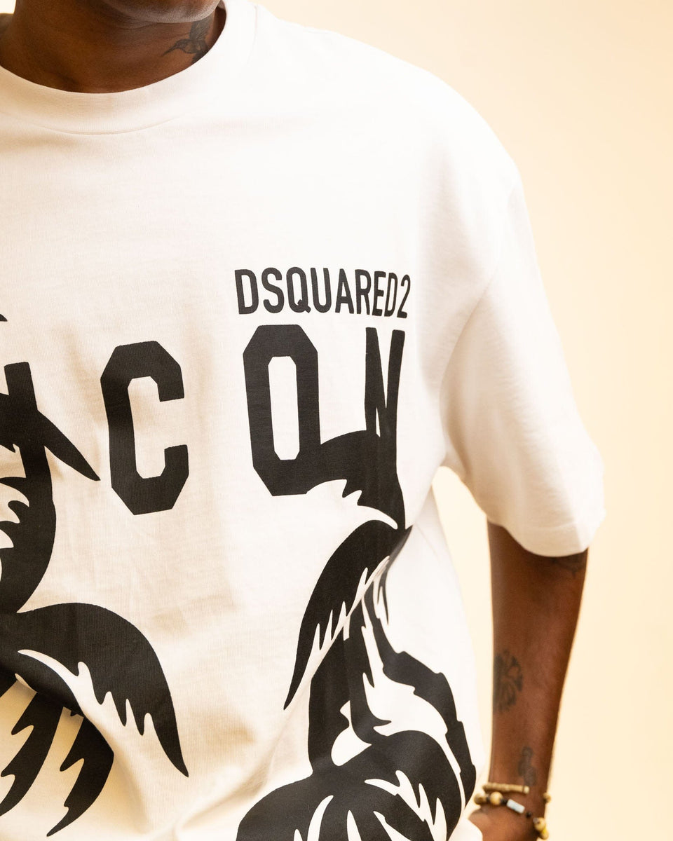 Dsquared2 White Palm T-shirt (XL)