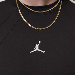 NIKE BROOKLYN LONG-SLEEVE DRESS { BLACK/ GYM RED/ SAIL