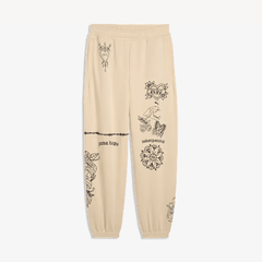 PUMA SWISH N' INK RELAXED BASKETBALL SWEATPANTS { CANVAS