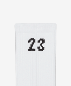 Jordan CREW SOCKS (3 PAIRS) { WHITE