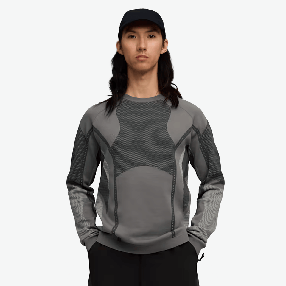 PUMA x SAN SAN GEAR KNIT SWEATER { COOL MID GRAY